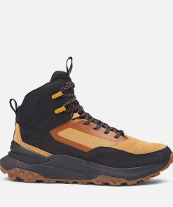 Timberland Men Footwear-Mens Motion Access Mid Waterproof Hiking Boot- TB0A6DB3EZ0-timberland work boots