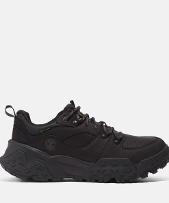 Timberland Men Footwear-Mens Motion Scramble Low Lace-Up Waterproof Hiker- TB0A6AXHW05-black timberland boots