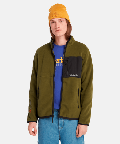 Timberland Men Clothing-Mens Outdoor Archive Re-Issue Fleece Jacket- TB0A6NH1302-timberland outlet