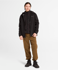 Timberland Men Clothing-Mens Outdoor Archive Re-Issue Fleece Jacket- TB0A6NH1001-black timberland boots 2