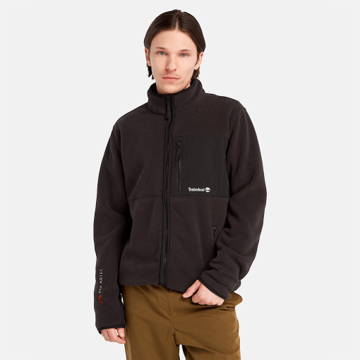 Timberland Men Clothing-Mens Outdoor Archive Re-Issue Fleece Jacket- TB0A6NH1001-timberland steel toe shoes