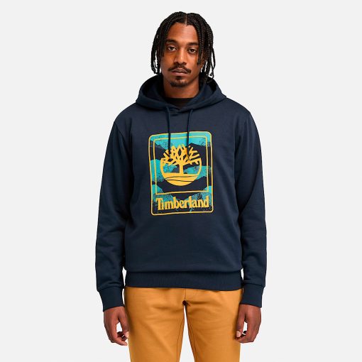 Timberland Gift Guide Holiday Exclusives-Mens Outdoor Graphic Brushback Hoodie- TB0A6W9T433-men timberland boots