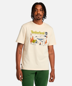 Timberland Men Clothing-Mens Outdoor Inspired Camping Graphic T-Shirt- TB0A62Q3EFL-timberland boots for men