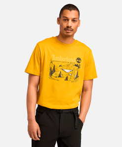 Timberland Men Clothing-Mens Outdoor Inspired Camping Graphic T-Shirt- TB0A62Q3EFM-timbs boots womens