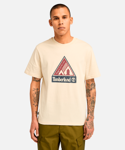 Timberland Men Clothing-Mens Outdoor Inspired Front Graphic T-Shirt- TB0A62QQEFL-timberlands