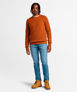 Timberland Men Clothing-Mens Phillips Brook Raglan Sleeve Crew Neck Sweater- TB0A62J3EIB-timberland boat shoes 2