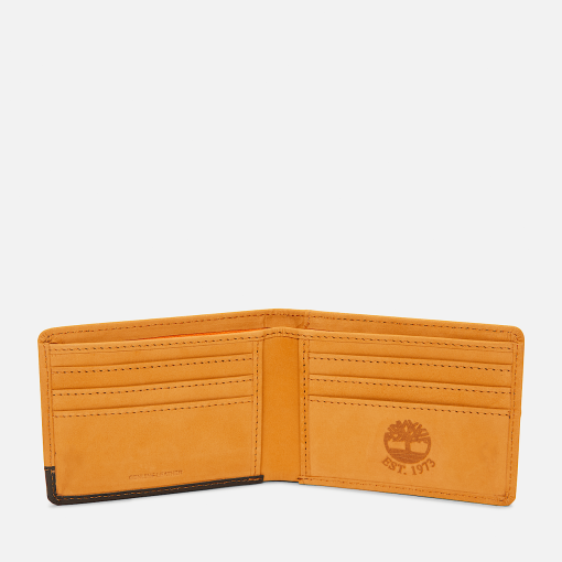 Timberland Men Accessories-Mens Red Bank Two-Tone Billfold Wallet- TB0A2MSK231-women timberland boots - Image 2