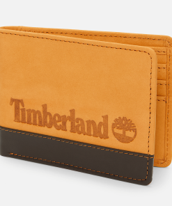 Timberland Men Accessories-Mens Red Bank Two-Tone Billfold Wallet- TB0A2MSK231-timberlands boots