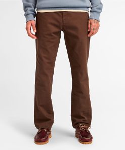 Timberland Men Clothing-Mens Sandown Drill 5-Pockets Pant- TB0A6FHE243-timberland pro timberland