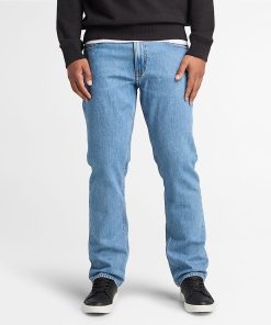 Timberland Men Clothing-Mens Sandown Straight-Fit Denim Pant- TB0A6GM7BQ8-timberland field boots