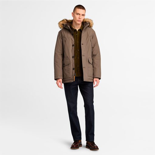 Timberland Men Clothing-Mens Scar Ridge Parka with DryVent™ Technology- TB0A22W2BK0-black timberland boots - Image 2