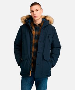 Timberland Men Clothing-Mens Scar Ridge Parka with DryVent™ Technology- TB0A22W2433-black timberland boots men