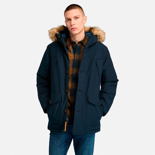 Timberland Men Clothing-Mens Scar Ridge Parka with DryVent™ Technology- TB0A22W2433-black timberland boots men