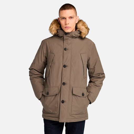 Timberland Men Clothing-Mens Scar Ridge Parka with DryVent™ Technology- TB0A22W2BK0-black timberland boots