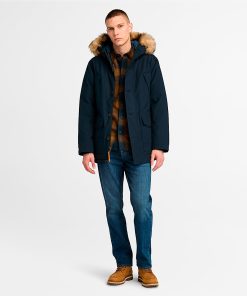 Timberland Men Clothing-Mens Scar Ridge Parka with DryVent™ Technology- TB0A22W2433-black timberland boots men 2