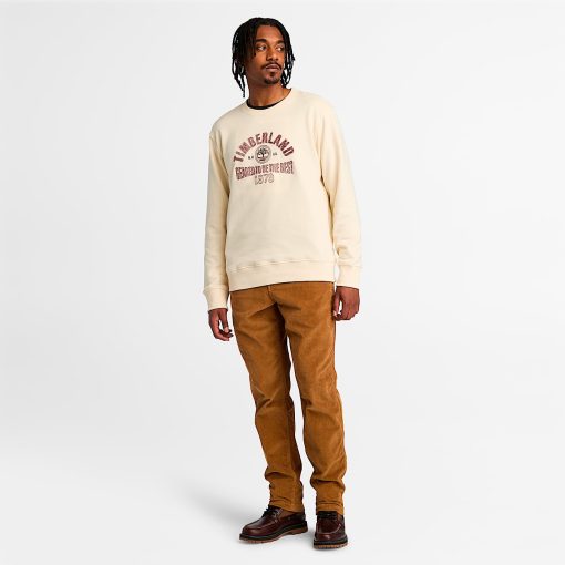 Timberland Men Clothing-Mens Seasonal Logo Graphic Crew Neck Shirt- TB0A6VHEEFL-timberland hiking boots - Image 2