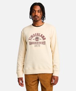 Timberland Men Clothing-Mens Seasonal Logo Graphic Crew Neck Shirt- TB0A6VHEEFL-timberland hiking boots