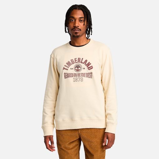 Timberland Men Clothing-Mens Seasonal Logo Graphic Crew Neck Shirt- TB0A6VHEEFL-timbs boots womens