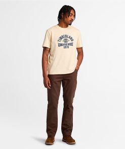 Timberland Men Clothing-Mens Seasonal Logo Graphic Short Sleeve T-Shirt- TB0A6VMJEFL-womens timberland boots 2