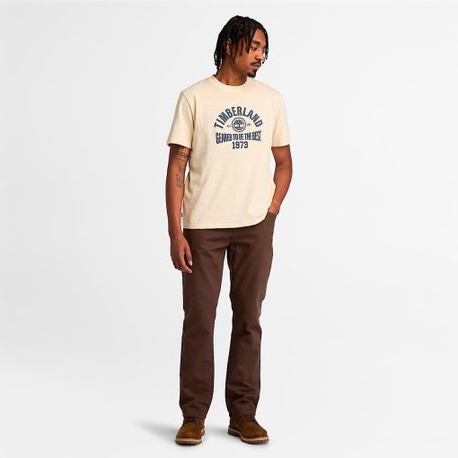 Timberland Men Clothing-Mens Seasonal Logo Graphic Short Sleeve T-Shirt- TB0A6VMJEFL-womens timberland boots - Image 2