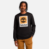 Timberland Men Clothing-Mens Kennebec River Tree Logo Hoodie- TB0A2BJHP56-timberland steel toe shoes 3