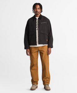 Timberland Men Clothing-Mens Strafford Washed Canvas Jacket- TB0A5TGF001-timberland steel toe shoes 2