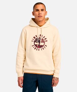 Timberland Men Clothing-Mens Timberland® Heritage Plaid Logo Hoodie- TB0A6VGTEFL-timbaland boots