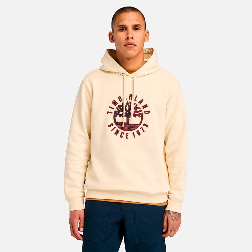 Timberland Men Clothing-Mens Timberland® Heritage Plaid Logo Hoodie- TB0A6VGTEFL-timbaland boots