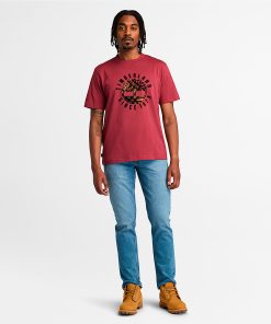 Timberland Men Clothing-Mens Timberland® Heritage Plaid Logo T-Shirt- TB0A6VNT600-timberland loafers 2