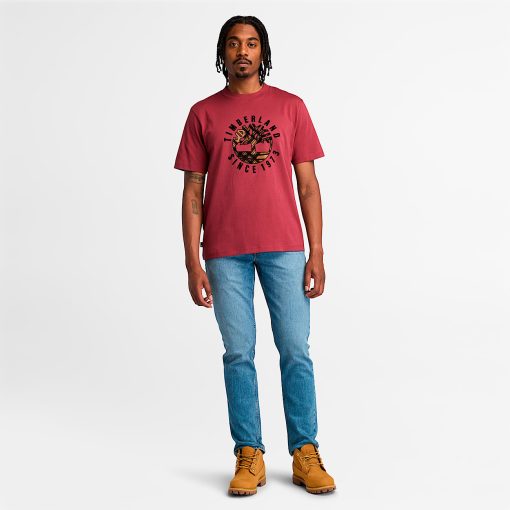 Timberland Men Clothing-Mens Timberland® Heritage Plaid Logo T-Shirt- TB0A6VNT600-timberland loafers - Image 2