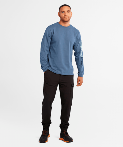 Timberland Timberland PRO® Clothing-Mens Timberland PRO® Core Logo Long-Sleeve T-Shirt- TB0A6ESB432-timberland steel toe shoes 2