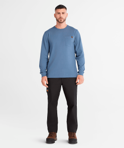 Timberland Timberland PRO® Clothing-Mens Timberland PRO® Core Pocket Long-Sleeve T-Shirt- TB0A6ESY432-timberland hiking shoes 2