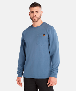 Timberland Timberland PRO® Clothing-Mens Timberland PRO® Core Pocket Long-Sleeve T-Shirt- TB0A6ESY432-timberland hiking shoes