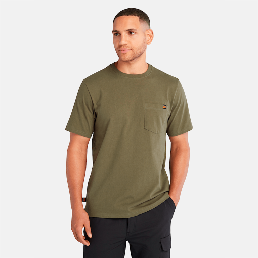 Timberland Timberland PRO® Clothing-Mens Timberland PRO® Core Pocket T-Shirt- TB0A6ER3H08-timberlands near me