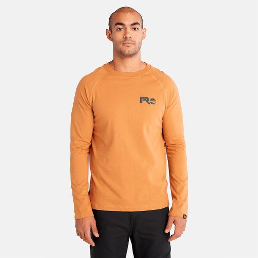 Timberland Timberland PRO® Clothing-Mens Timberland PRO® Core Reflective Logo Long-Sleeve T-Shirt- TB0A64QDP47-black timbs