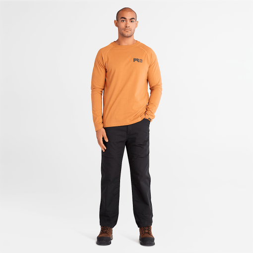 Timberland Timberland PRO® Clothing-Mens Timberland PRO® Core Reflective Logo Long-Sleeve T-Shirt- TB0A64QDP47-black timbs - Image 2