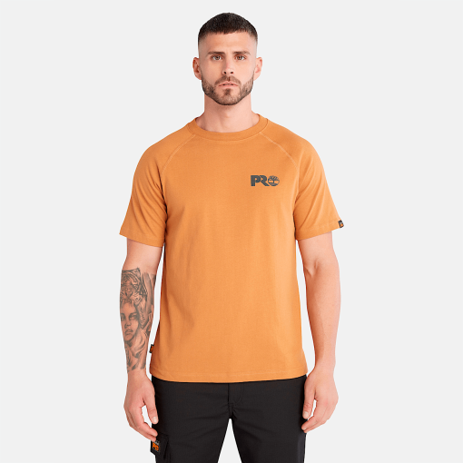 Timberland Timberland PRO® Clothing-Mens Timberland PRO® Core Reflective Logo T-Shirt- TB0A64R1P47-timberland boat shoes