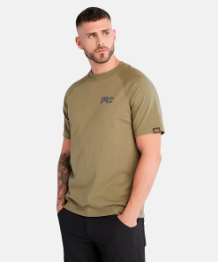 Timberland Timberland PRO® Clothing-Mens Timberland PRO® Core Reflective Logo T-Shirt- TB0A64R1360-toddler timberland boots