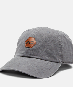 Timberland Timberland PRO® Clothing-Mens Timberland PRO® Faux-Leather Logo Low-Profile Cap- TB0A55RM060-timberland pro