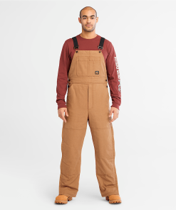 Timberland Timberland PRO® Clothing-Mens Timberland PRO® Gritman Insulated Bib Overall- TB0A55RTD02-timberland sandals