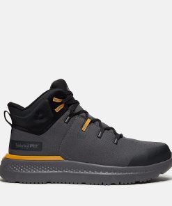 Timberland Timberland PRO® Men’s Footwear-Mens Timberland PRO® Intercept Mid Steel Toe Work Sneaker- TB0A67R7EOS-steel cap timberlands