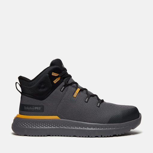 Timberland Timberland PRO® Men's Footwear-Mens Timberland PRO® Intercept Mid Steel Toe Work Sneaker- TB0A67R7EOS-timberlands