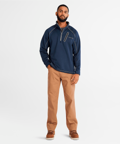 Timberland Timberland PRO® Clothing-Mens Timberland PRO® Reaxion Quarter-Zip Athletic-Fit Fleece Jacket- TB0A55RV440-timberland boots for females 2