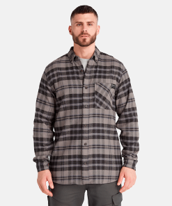 Timberland Timberland PRO® Clothing-Mens Timberland PRO® Woodfort Midweight Flannel Shirt- TB0A6D4TC89-ladies timberland boots