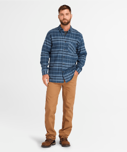 Timberland Timberland PRO® Clothing-Mens Timberland PRO® Woodfort Midweight Flannel Shirt- TB0A6D4TB05-timberland mens boots 2