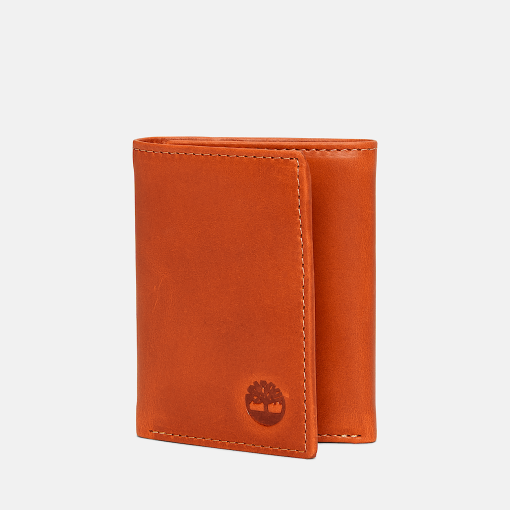 Timberland Men Accessories-Mens Waxy Pull Up Trifold- TB0A2MN8212-timberland loafers