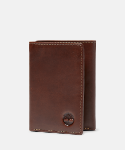 Timberland Men Accessories-Mens Waxy Pull Up Trifold- TB0A2MN8214-timberlands