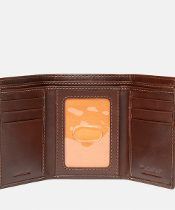 Timberland Men Accessories-Mens Waxy Pull Up Trifold- TB0A2MN8214-timberlands 2