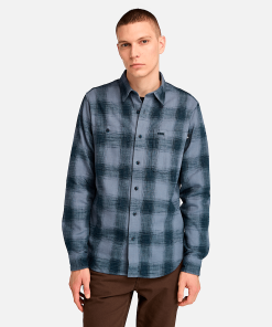 Timberland Men Clothing-Mens Windham Heavy Weight Flannel Shirt- TB0A6V3PEFE-women timberland boots