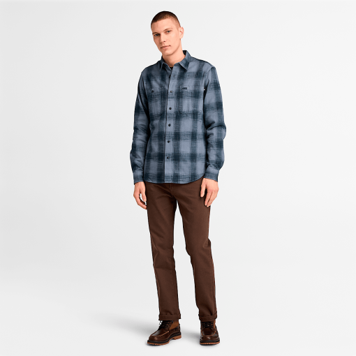 Timberland Men Clothing-Mens Windham Heavy Weight Flannel Shirt- TB0A6V3PEFE-women timberland boots - Image 2